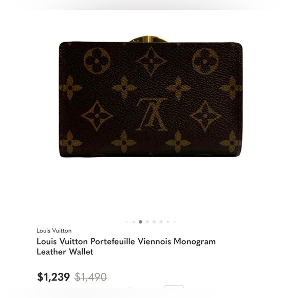 ✅AUTHENTIC LV KISSLOCK WALLET MI0938 LOUIS VUITTON - Picture 2 of 16